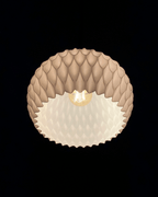 Wavy Lattice Pendant Lamp Shade, 3D Printed Ceiling Light