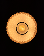 Wavy Lattice Pendant Lamp Shade, 3D Printed Ceiling Light