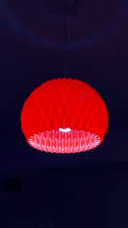 Wavy Lattice Pendant Lamp Shade, 3D Printed Ceiling Light