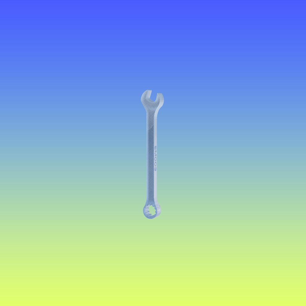 Toy Combination Wrench for Kids, 3D Printed Pretend Play Tool