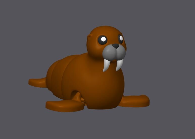 Walrus & Seal - Articulated Keychain Figure