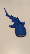 Articulated Whale Shark Figure, 3D Printed Fidget Toy