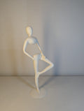 Nobody Balance Faceless Figure Sculpture, 3D Printed Decor