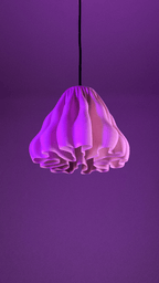 Zoan Coral Pendant Lamp, 3D Printed Sculptural Light Shade