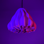 Zoan Coral Pendant Lamp, 3D Printed Sculptural Light Shade