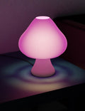 Groove Mushroom Table Lamp, 3D Printed Retro Glow Light