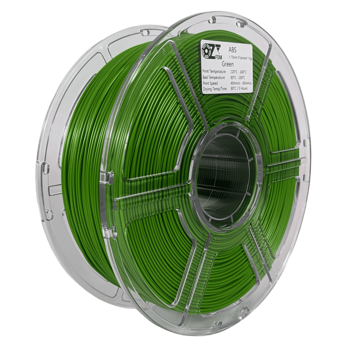OzFDM ABS+ (ABSpro) 3D Printing Filament 1.75mm 1KG - OzFDM