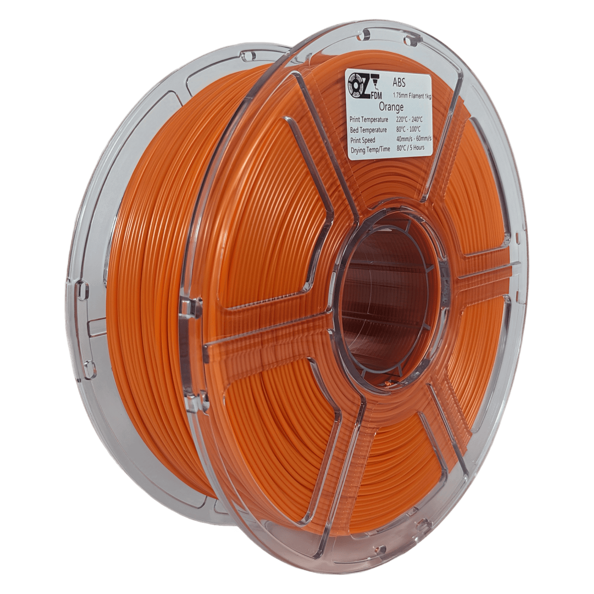 OzFDM ABS+ (ABSpro) 3D Printing Filament 1.75mm 1KG - OzFDM
