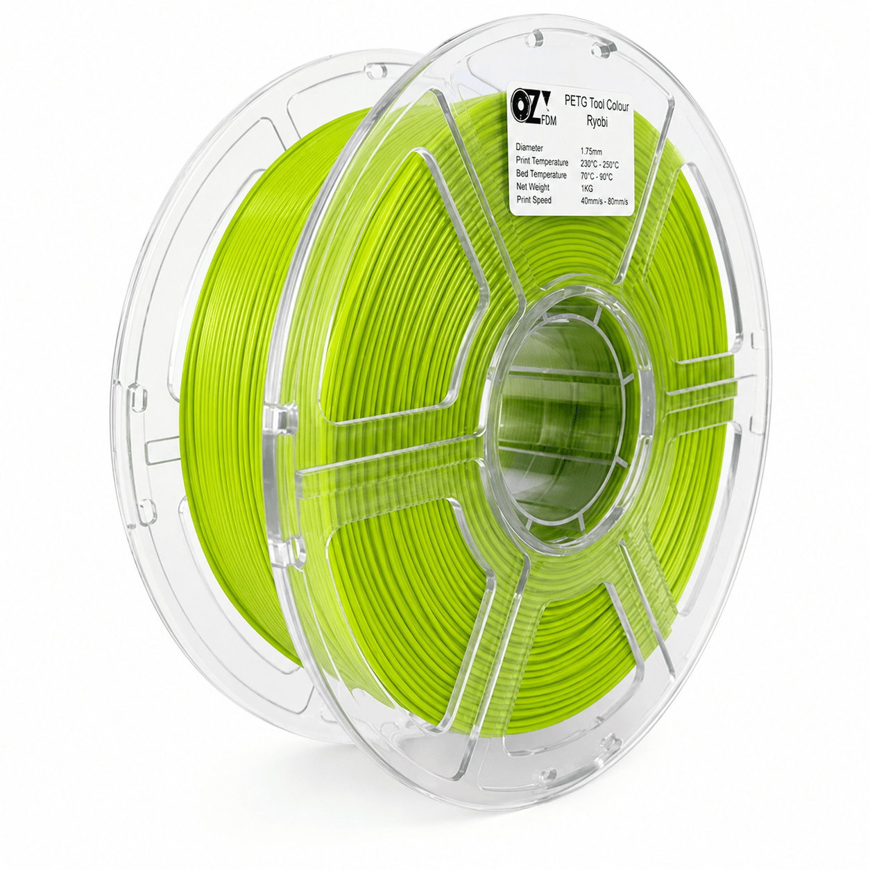 1.75 mm PETG Tool Colours Filament - 1 KG - OzFDM
