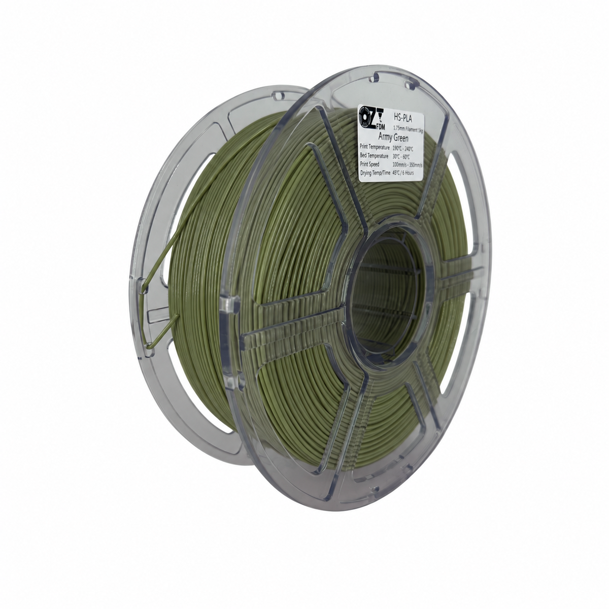 1.75 mm High Speed PLA Filament - 1 KG - OzFDM