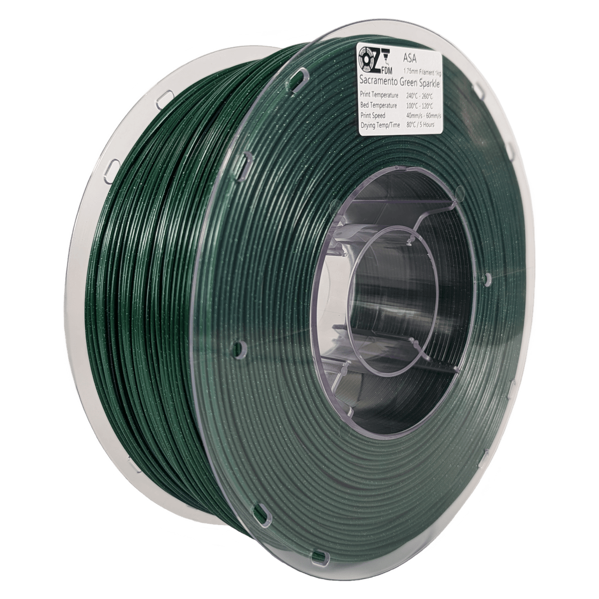 OzFDM ASA Sparkling 3D Printing Filament 1.75mm 1KG - OzFDM