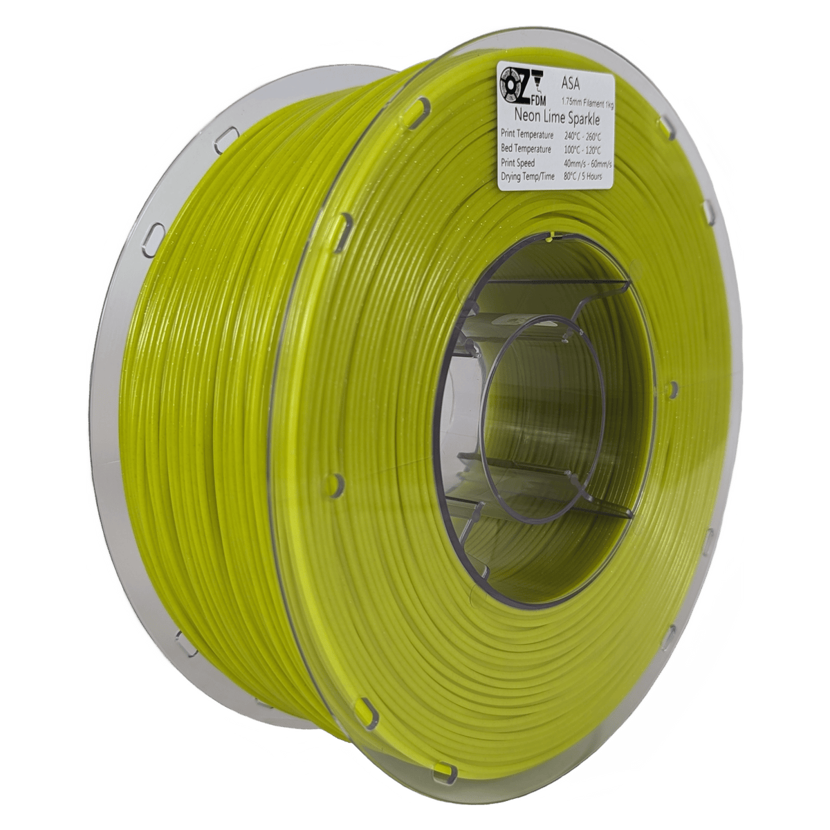 OzFDM ASA Sparkling 3D Printing Filament 1.75mm 1KG - OzFDM