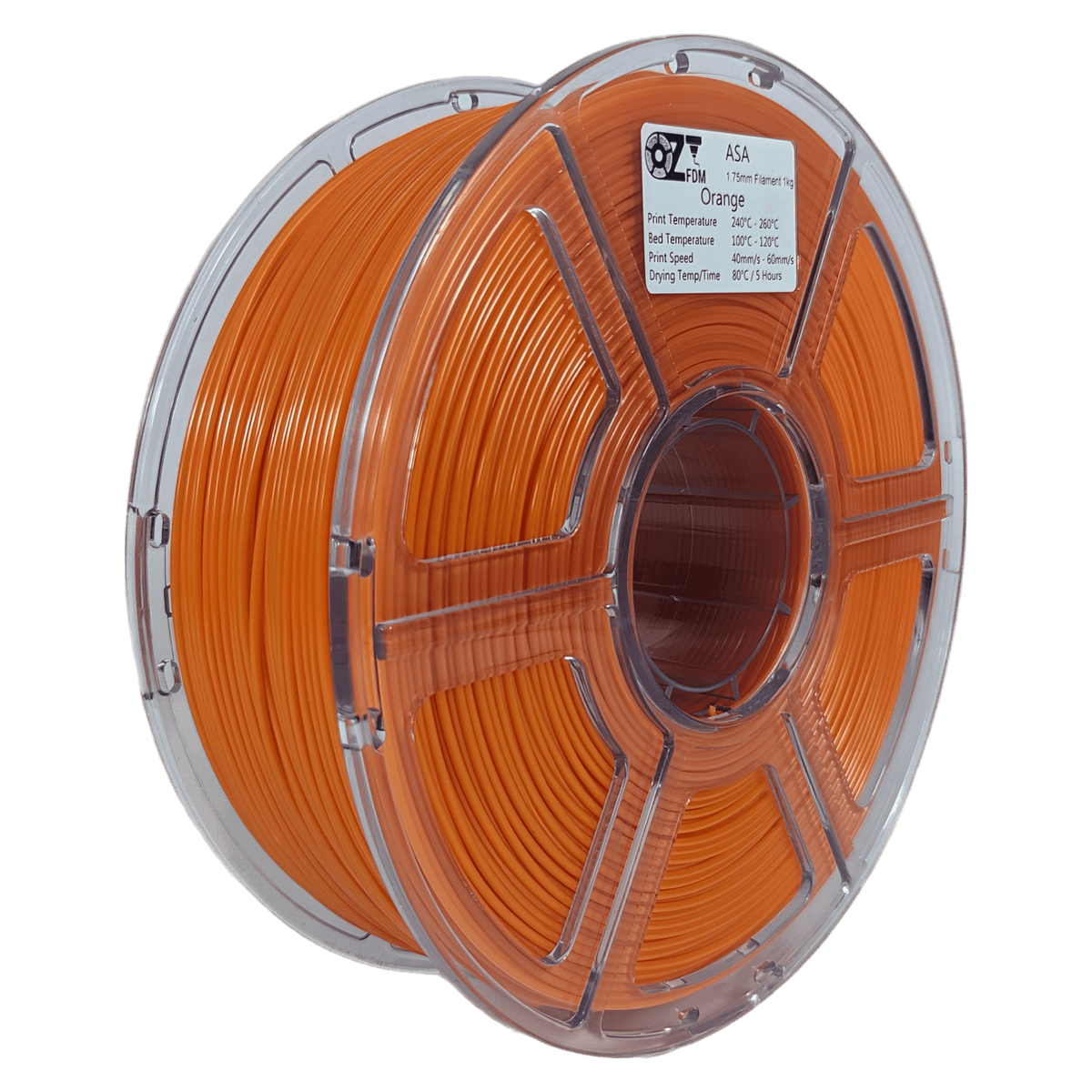 OzFDM ASA 3D Printing Filament 1.75mm 1KG - OzFDM
