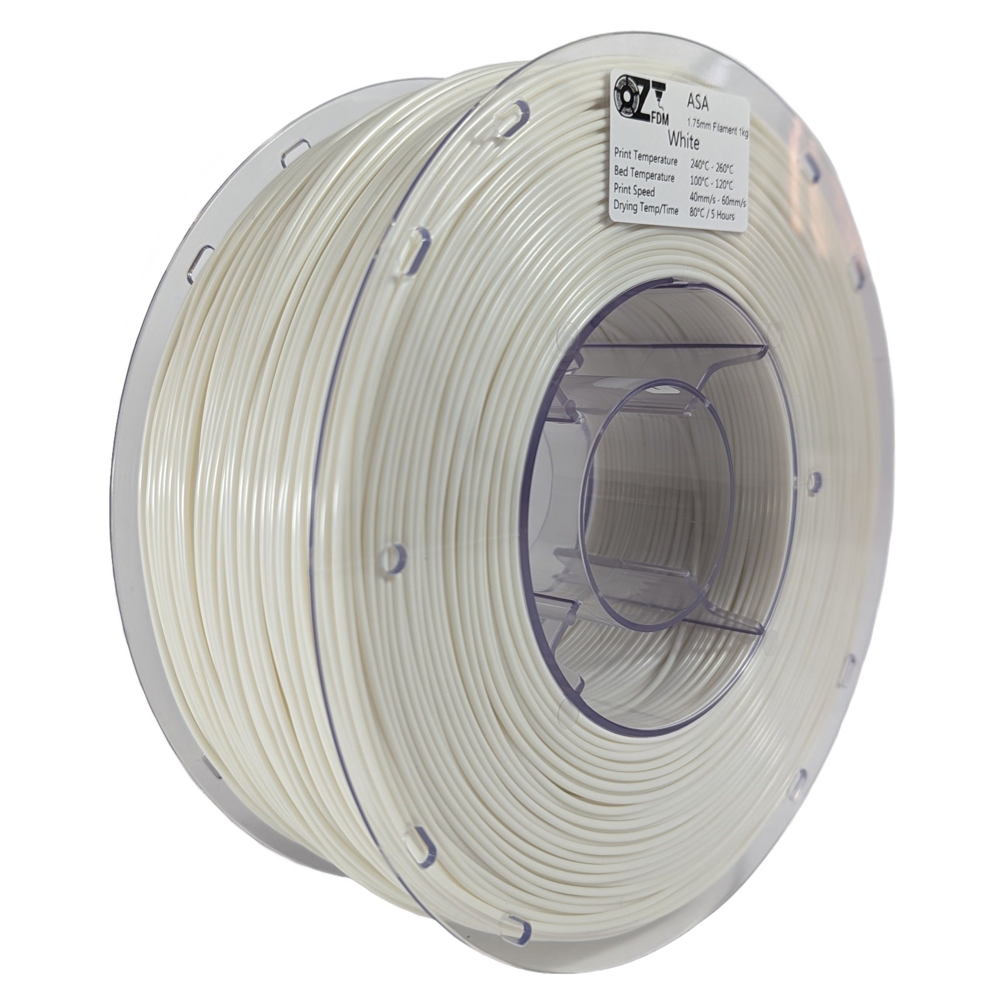 OzFDM ASA 3D Printing Filament 1.75mm 1KG - OzFDM