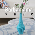 Spiral Twist Bud Vase, 3D Printed Ribbed Home Decor