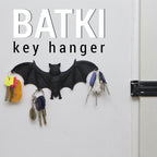 Batki Bat Key Hanger, 3D Printed Wall Mounted Key Holder