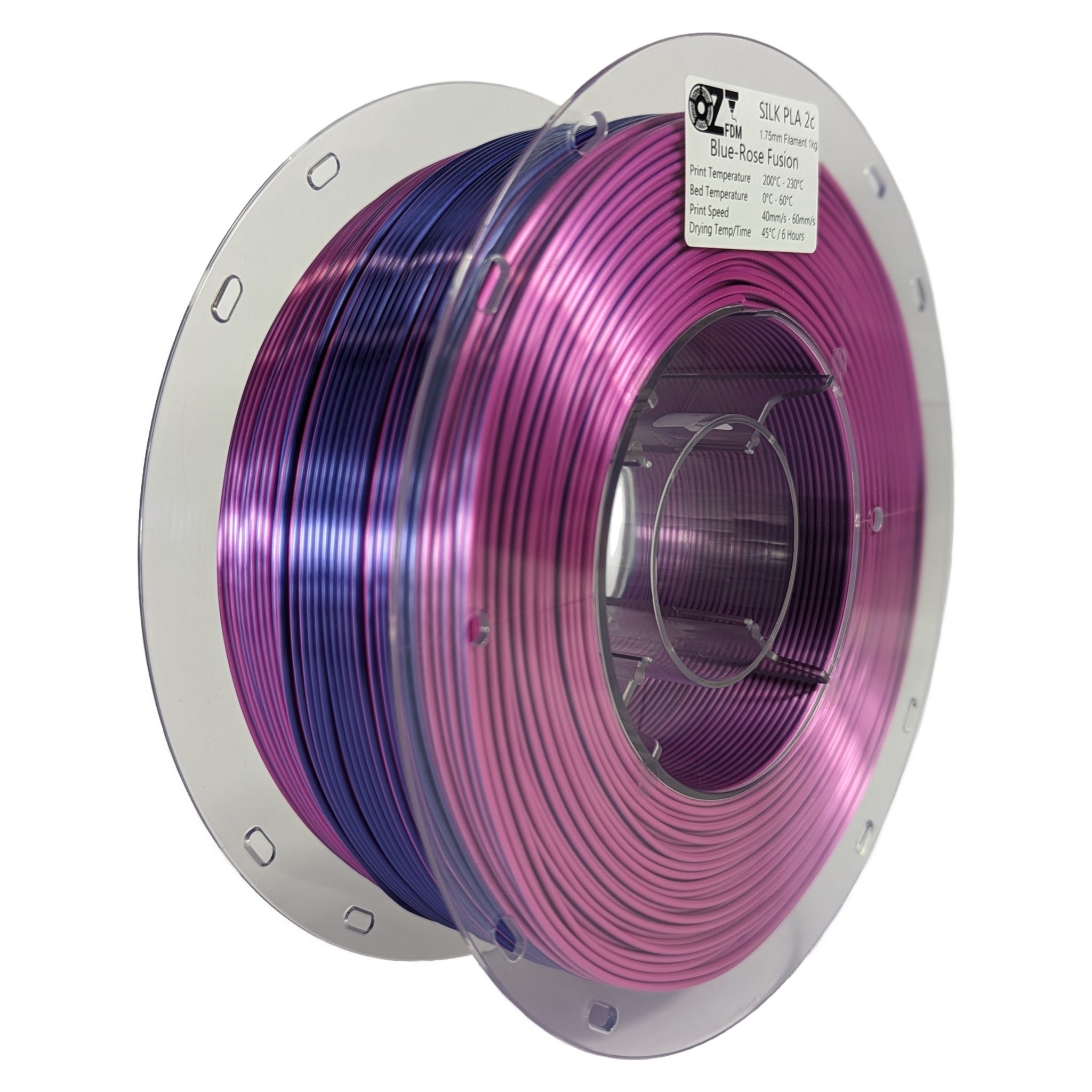 OzFDM Silk Fusion PLA 3D Printing Filament 1.75mm 1KG - OzFDM