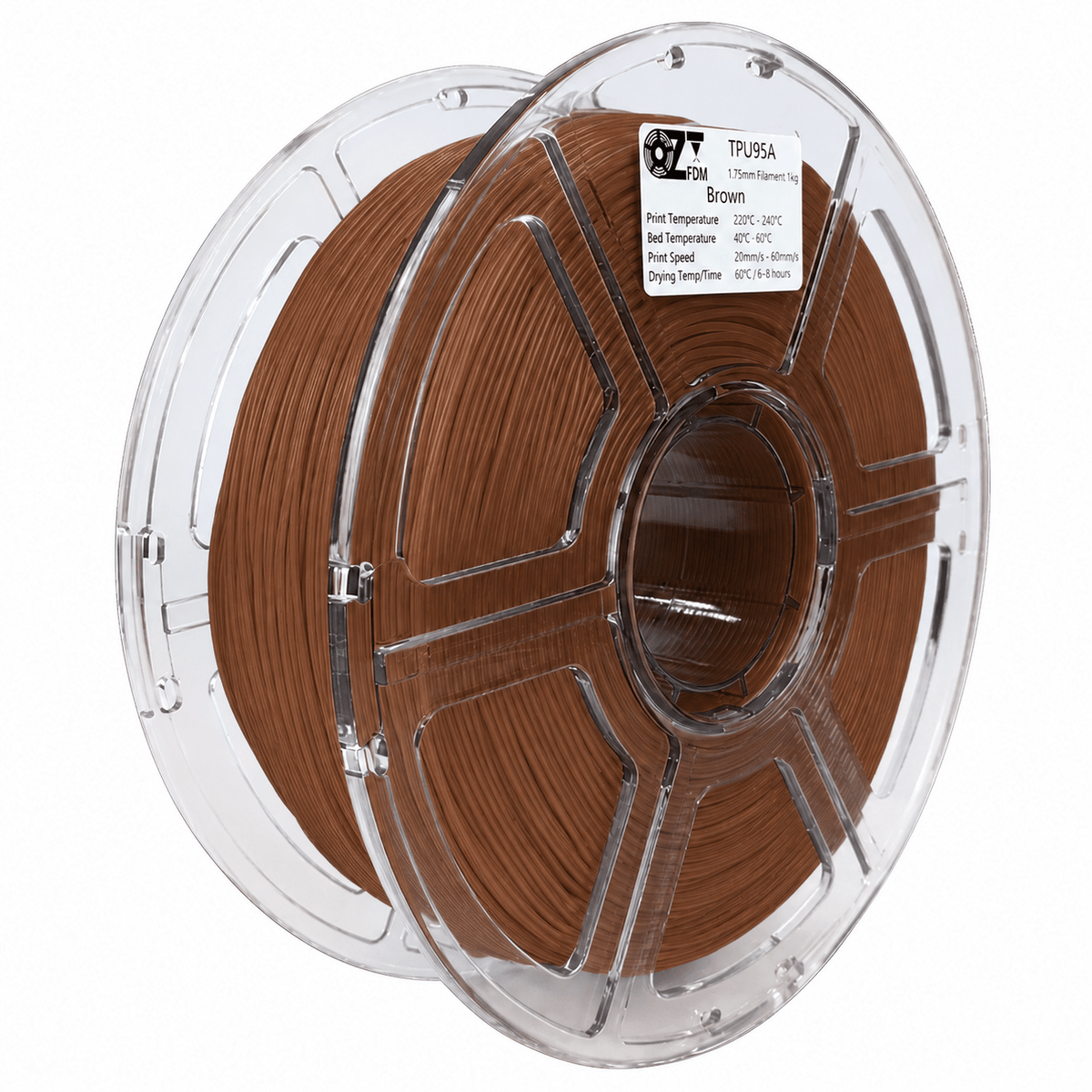 1.75 mm TPU95A Filament - 1 KG - OzFDM