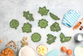 Botanical Leaf Cookie Cutter Set, 3D Printed Plant Baking Tools