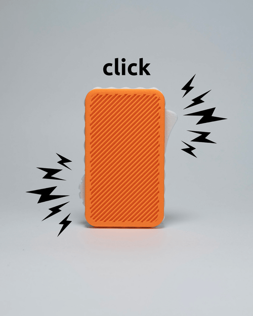Addi(C)tive Fidget Toy, 3D Printed Clicky Switch and Spinner Wheel