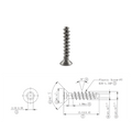 SS304 Thread Forming Screws for Plastics - OzFDM