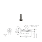 SS304 Thread Forming Screws for Plastics - OzFDM