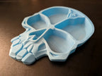 Faceted Skull Desk Caddy, 3D Printed Gothic Organizer