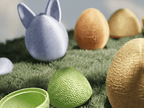 Easter Egg Surprise Box Set, Textured 3D Printed Trinket Boxes