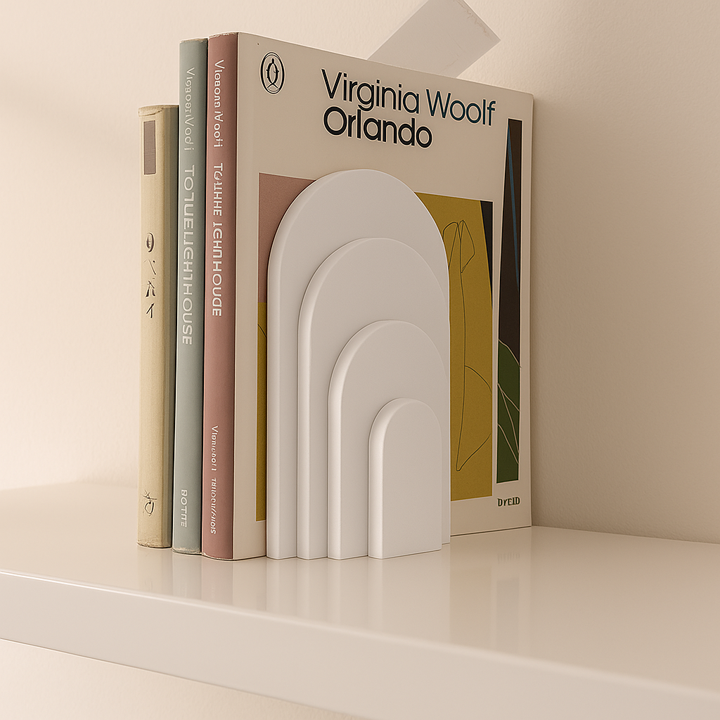 Minimal Arch Bookend and Shelf Organiser