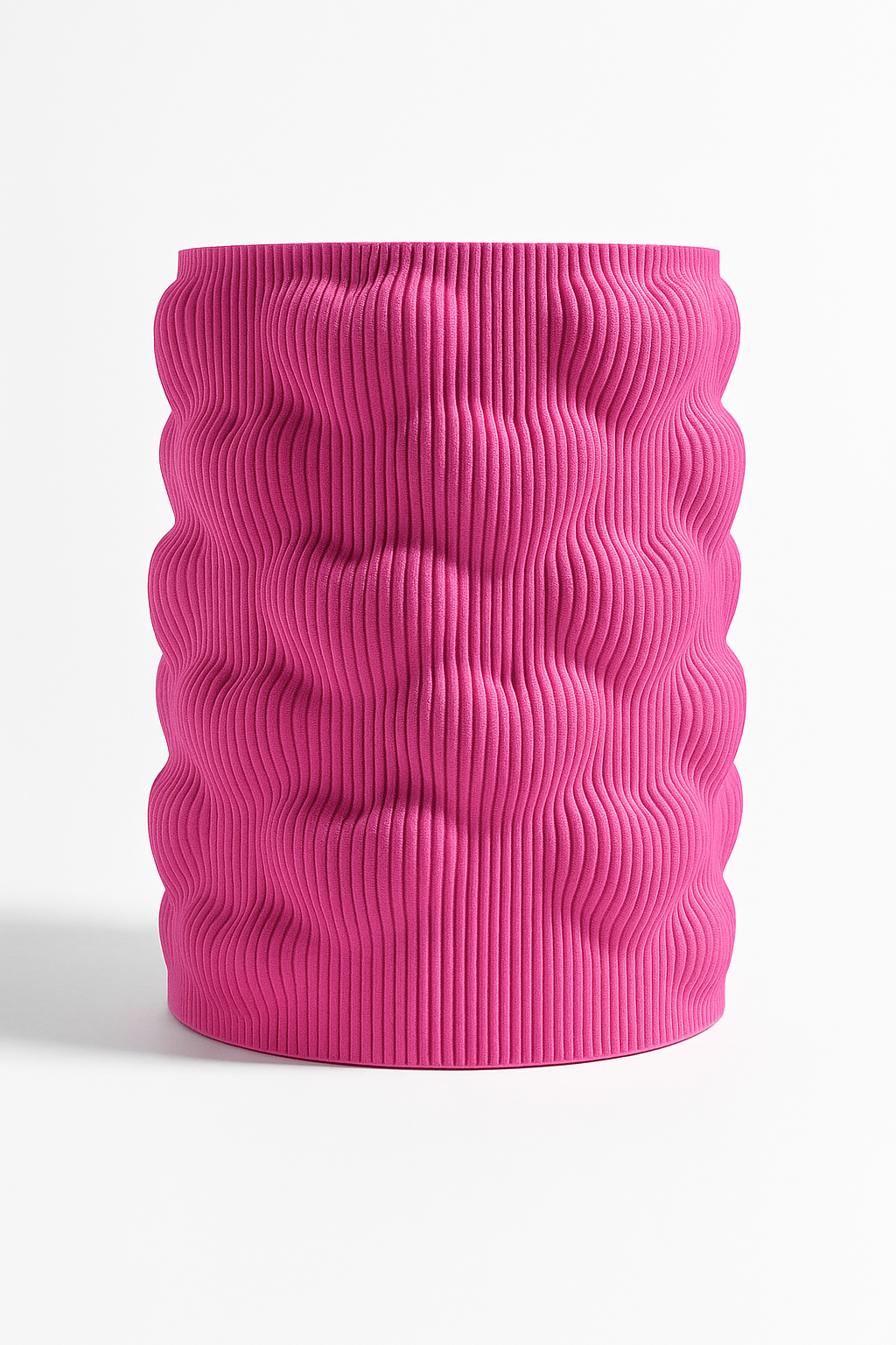 Ripple Hearts Textured Decorative Vase