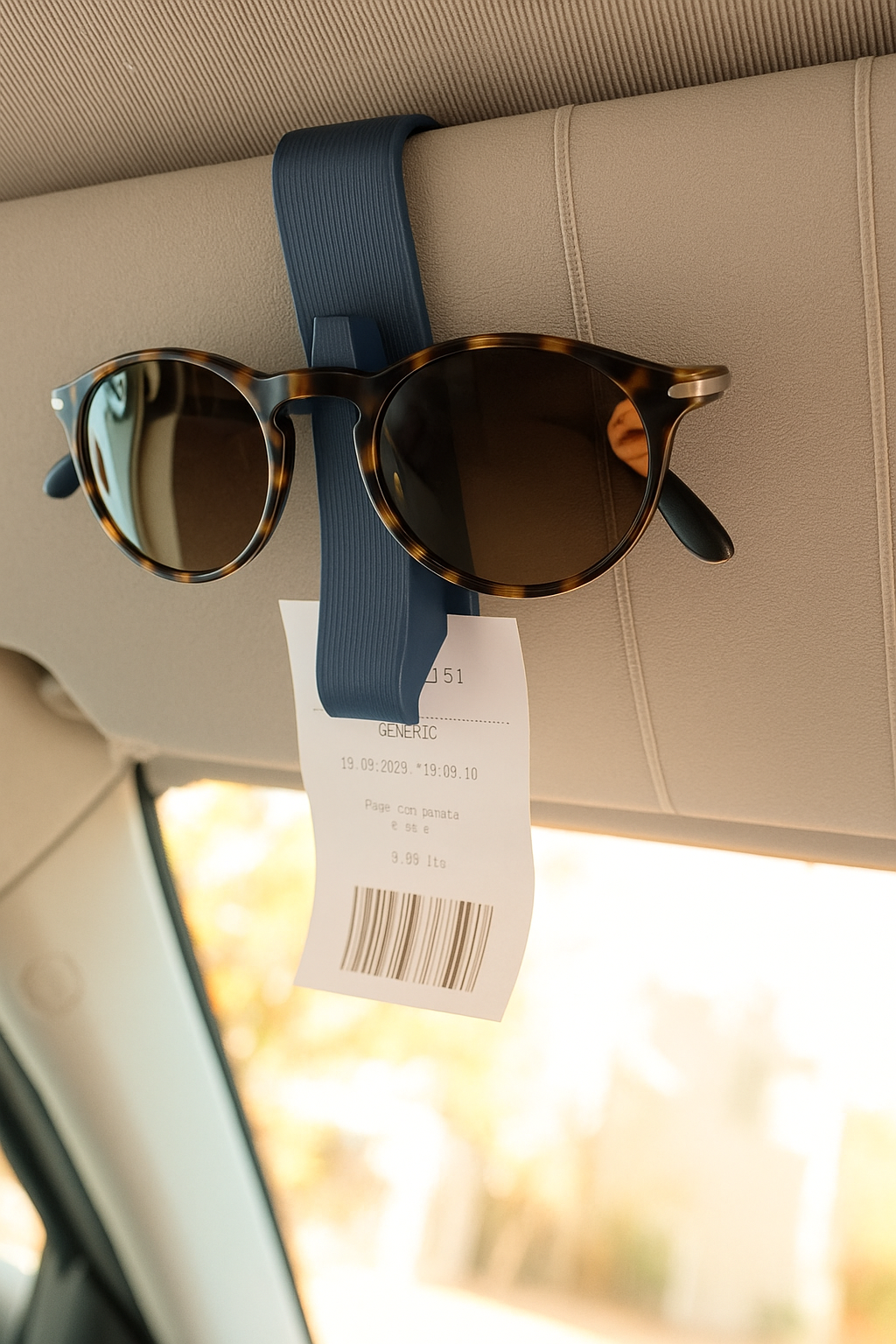 Nose Shaped Holder Clip for Car Visor