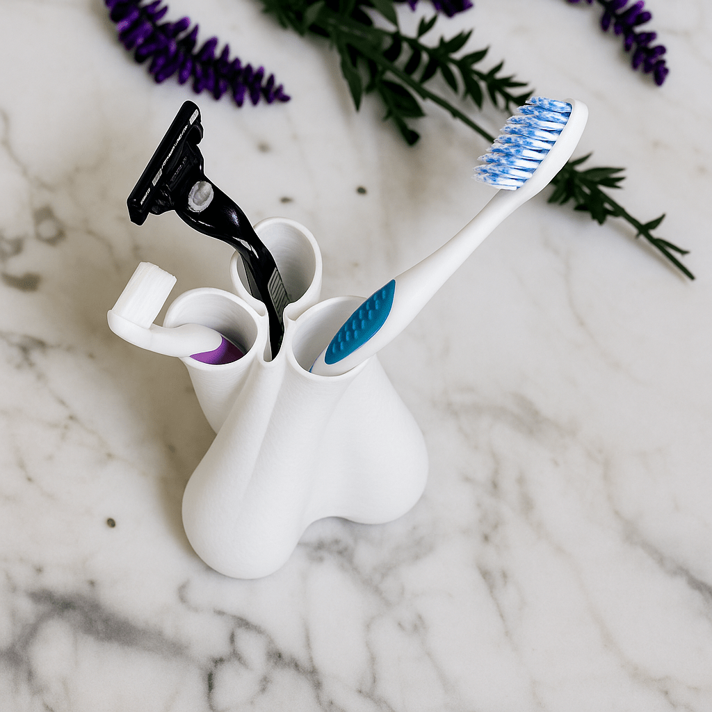 Trefle Self Draining Toothbrush Stand - OzFDM