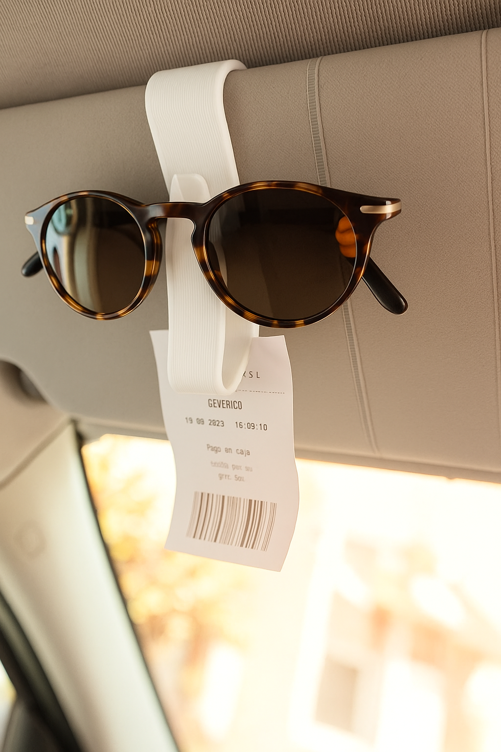Nose Shaped Holder Clip for Car Visor