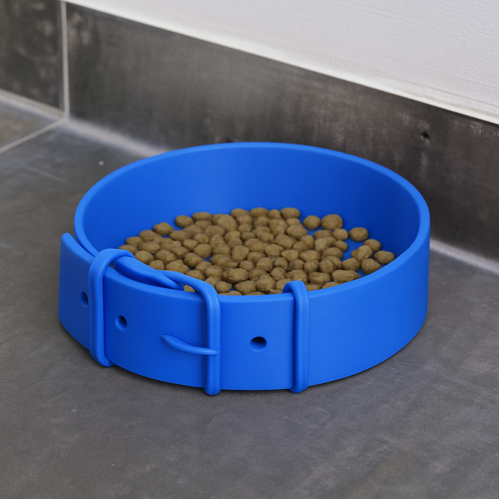 Belt Buckle Pet Bowl
