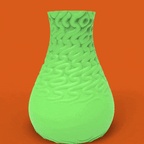 Dragon Scale Vase, 3D Printed Textured Flower Vase