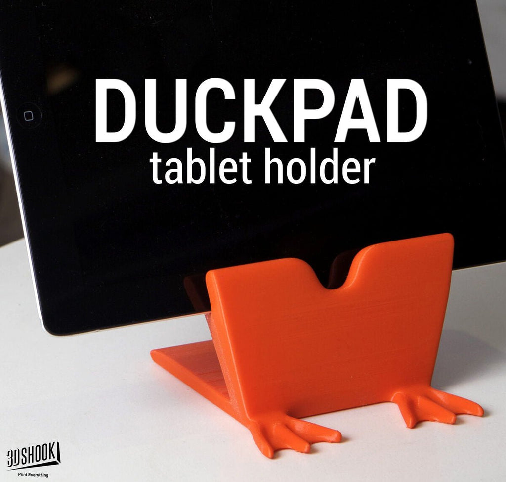 Duckpad Duck Feet Tablet Stand, 3D Printed iPad Holder