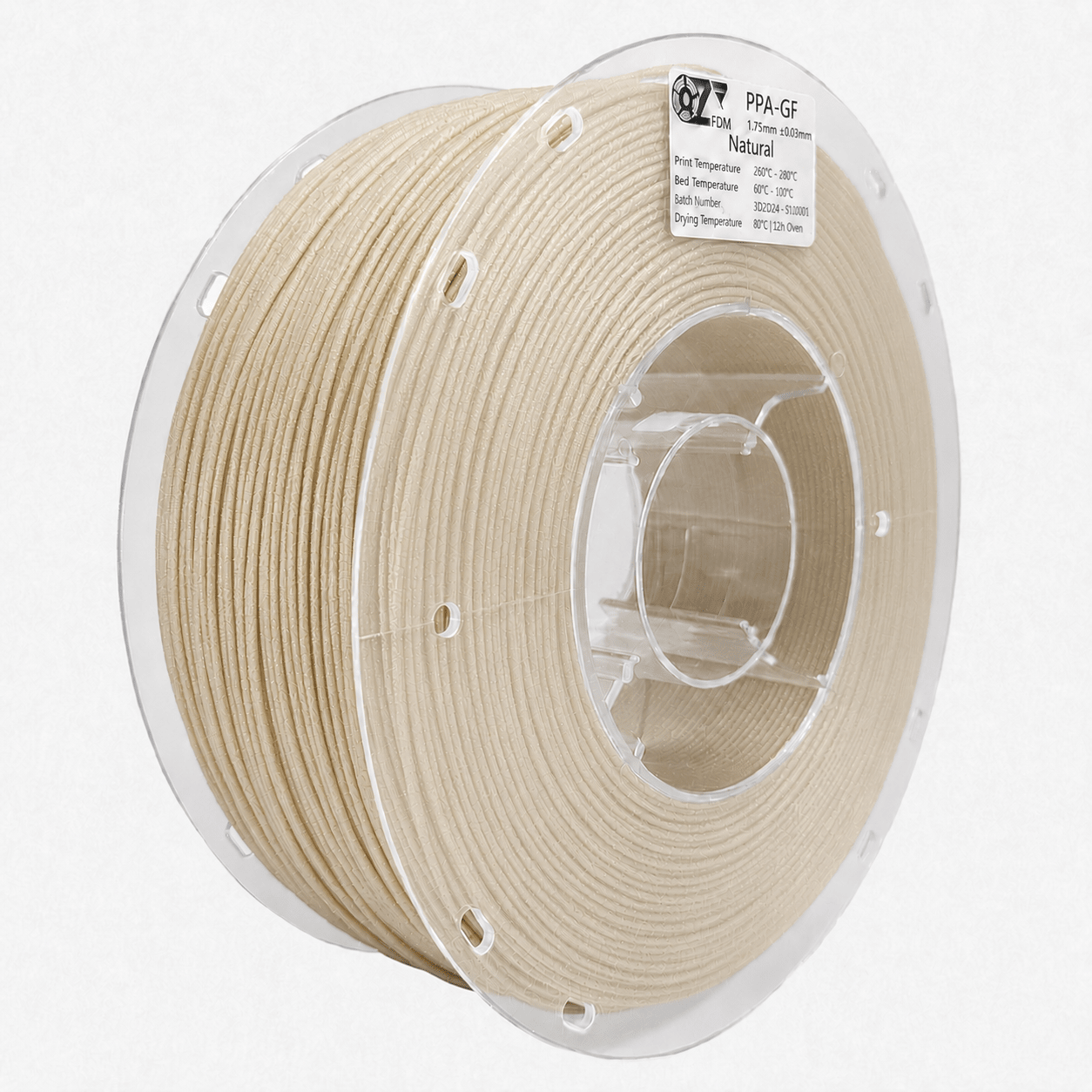 1.75 mm PPA-GF Filament - 1 KG - OzFDM