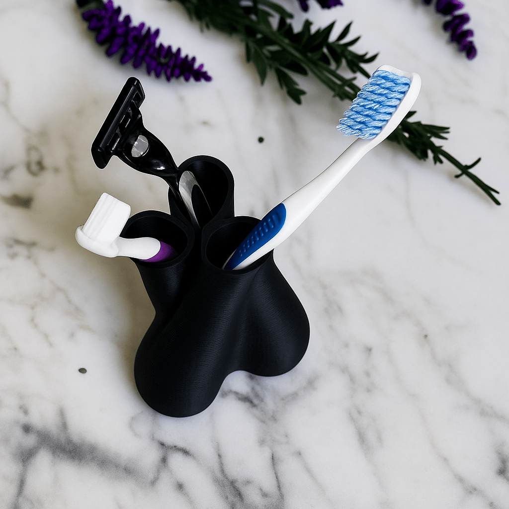 Trefle Self Draining Toothbrush Stand - OzFDM