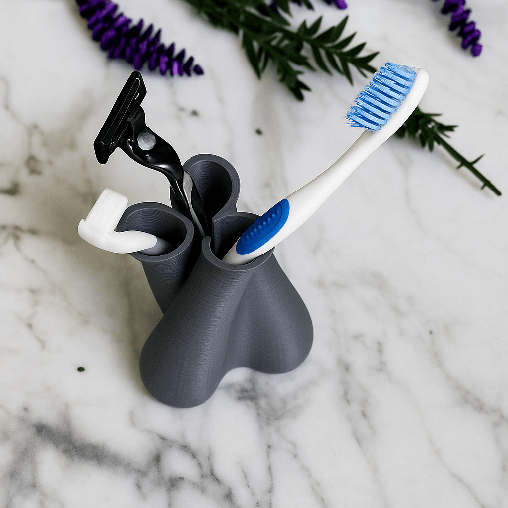 Trefle Self Draining Toothbrush Stand - OzFDM