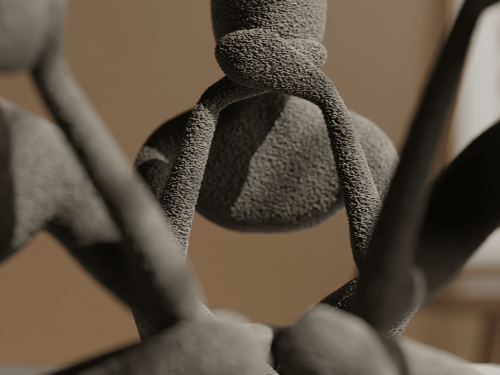 No Evil Trio, 3D Printed Faceless Sculpture Set