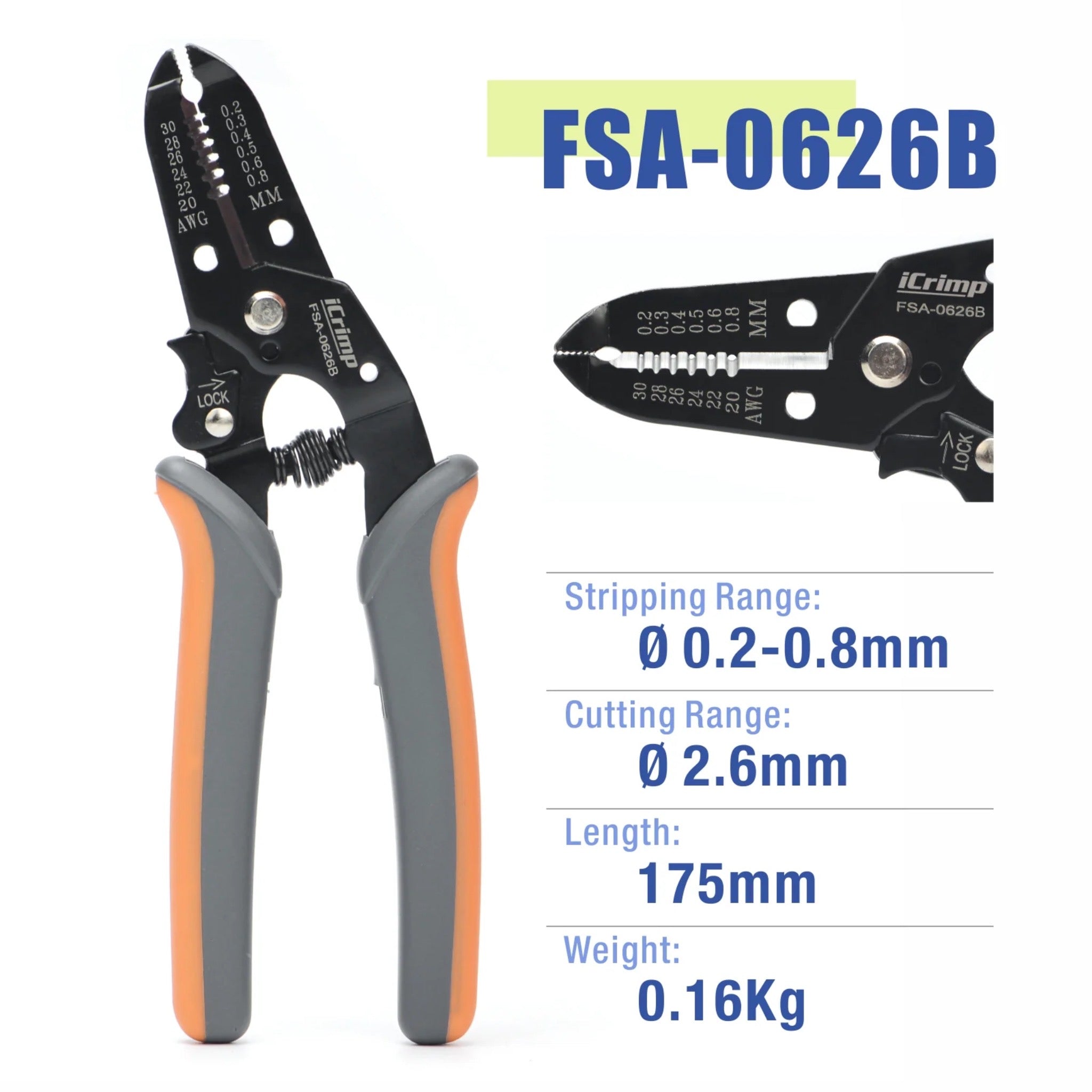 Iwiss FSA-0626/B Wire Stripper