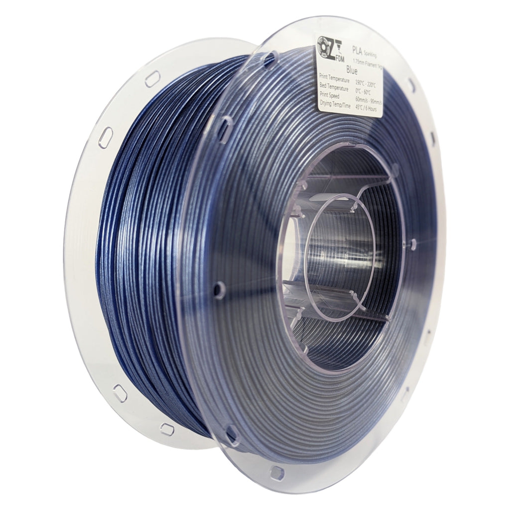 OzFDM PLA Glitter 3D Printing Filament 1.75mm 1KG - OzFDM