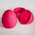 Wave Pattern Easter Egg Container, 3D Printed Twist-Open Box