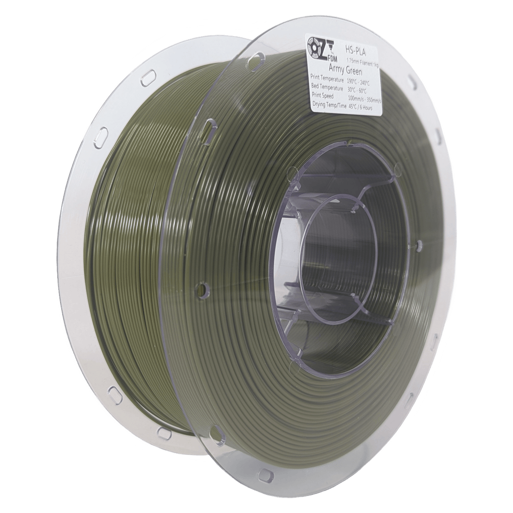 OzFDM High Speed PLA Solid Colours 3D Printing Filament 1.75mm 1KG - OzFDM