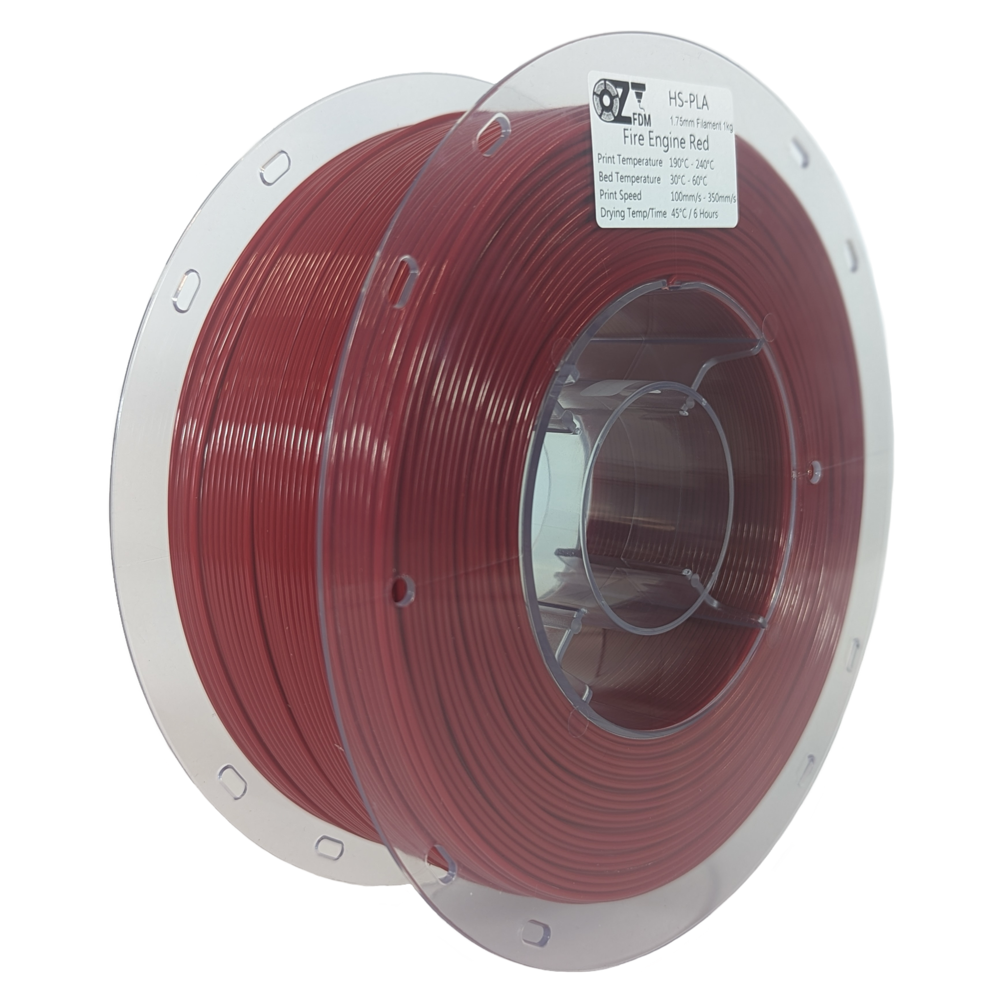 OzFDM High Speed PLA Solid Colours 3D Printing Filament 1.75mm 1KG