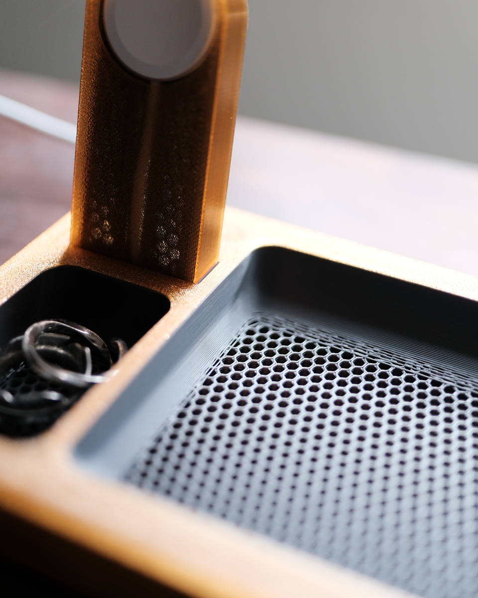 Translucent Shell Apple Watch Charging Dock