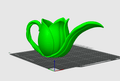 Tulip Blossom Watering Can, 3D Printed Floral Plant Waterer