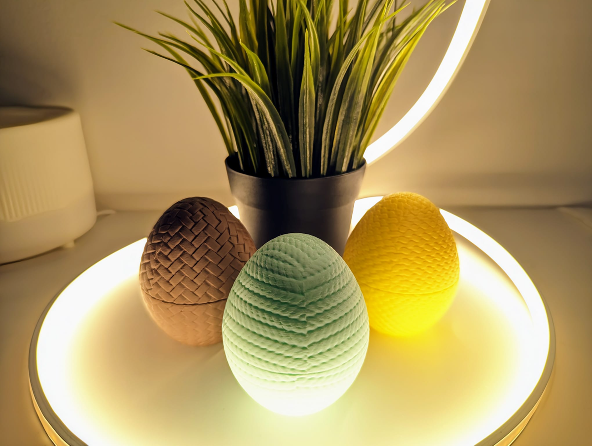 Knitted Easter Egg Boxes