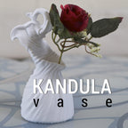 Elephant Bud Vase, 3D Printed Sculptural Drape Vase