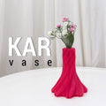 Spiral Flare Bud Vase, 3D Printed Twisted Vase